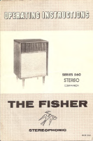 Fisher 560 - Owners Manual 